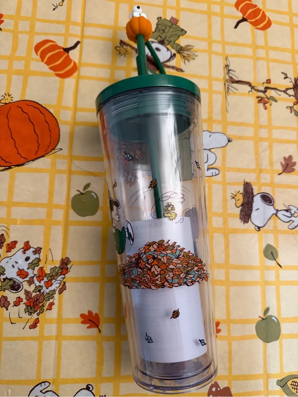 NWT Starbucks Snoopy Plastic Cold Cup